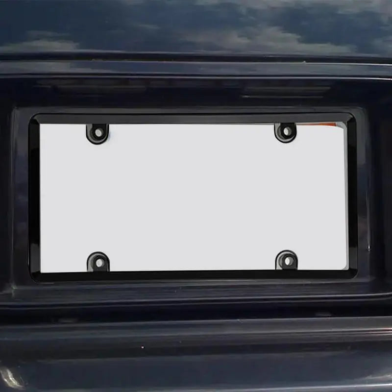 License Plate Covers 2 Pcs Car License Plate Tinted Tag Shield Clear Protector License Plate Covers For US Canada Vehicles