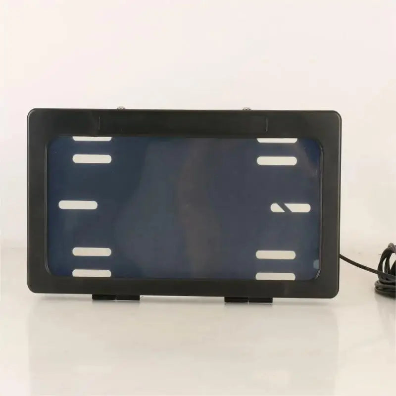 Atomized Car License Plate Frame - ABS & Metal, US Standard Size, (1 or 2 Pack)