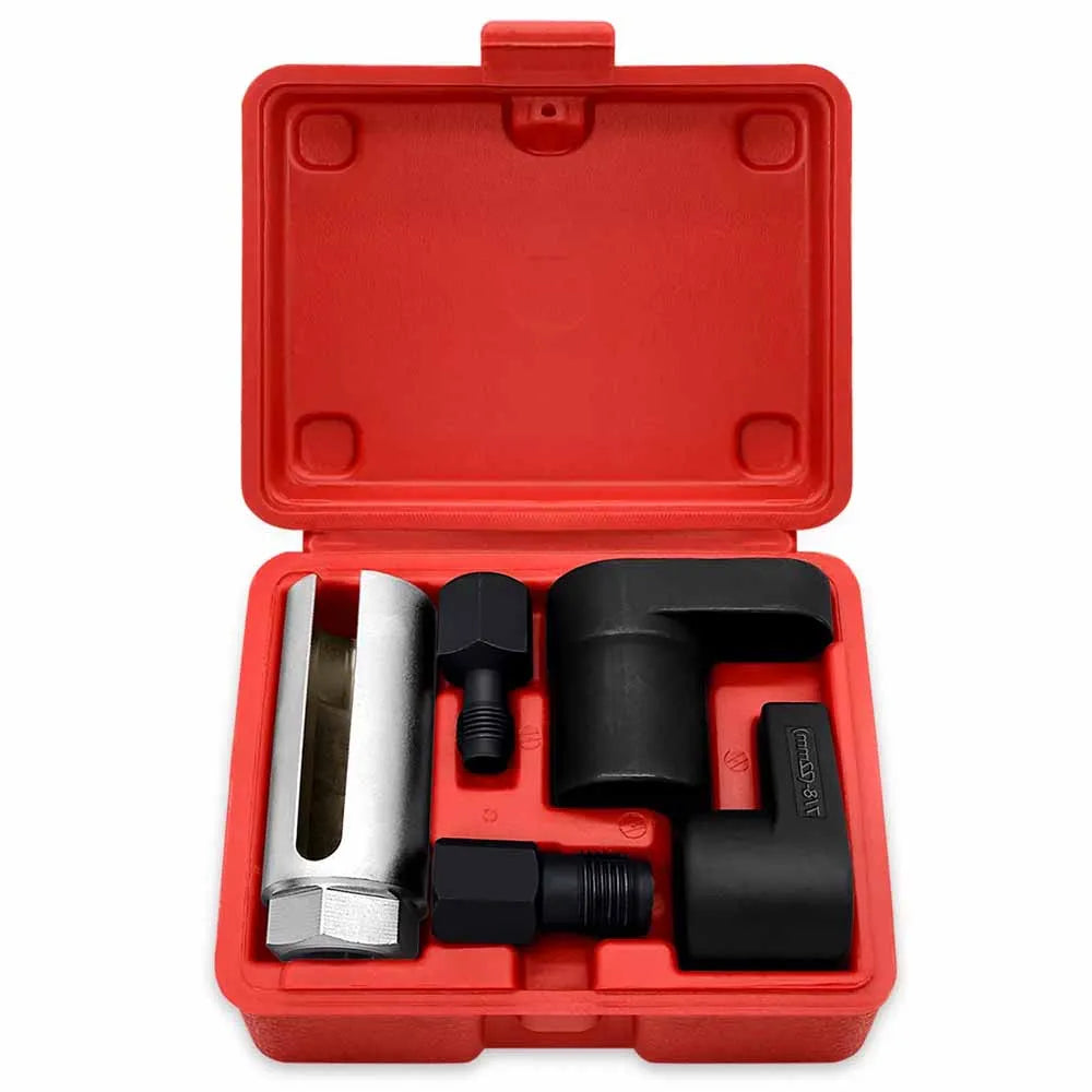 5pcs Oxygen Sensor Socket Wrench Kit 22mm 1/2"&3/8" Drive Removal Lambda Installation Repair Tool Automotive Parts Accessories