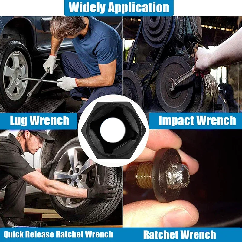 Damaged & Stripped Bolt Nut Remover Set - 10/13pc Impact Socket Extractor Tool Kit