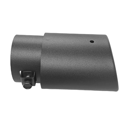 Universal Car Exhaust Muffler Exhaust Pipe Tail Throat Stainless Steel Car Muffler Tip Chrome Round Pipe Exhaust Tail Muffler Performance Accessory Bolt-On