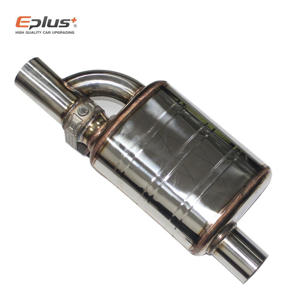 EPLUS Electric Exhaust Valve Control Kit - Adjustable Angle, Universal Stainless Steel (51/63/70/76mm)