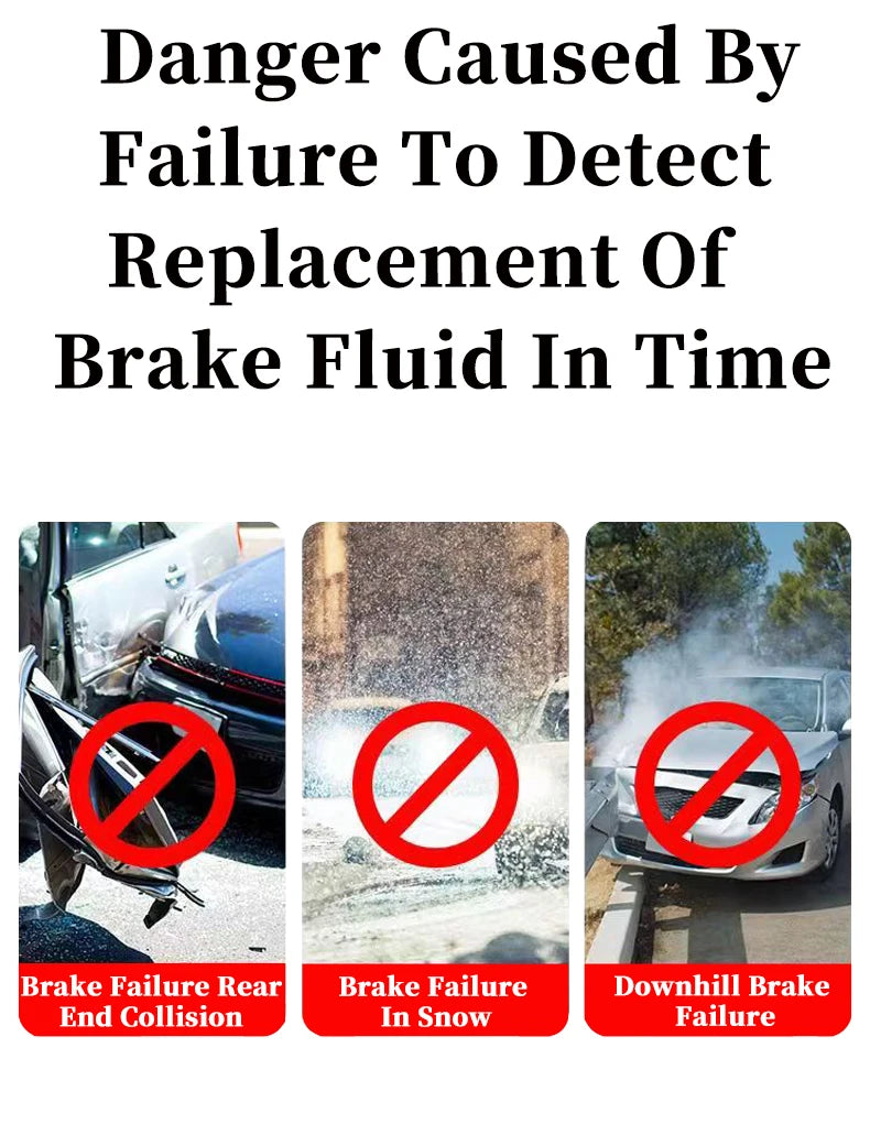 Professional Digital Brake Fluid Tester | Automotive Fluid Quality & Safety Tool